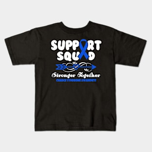 Charge Syndrome Awareness Support Squad Stronger Together - In This Family We Fight Together Kids T-Shirt